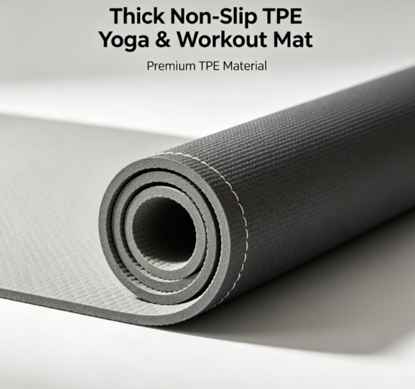 Thick Non-Slip TPE Yoga & Workout Mat
